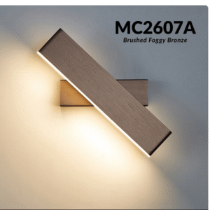 MC2607A Rotatable LED Wall Sconce Brushed Foggy Bronze